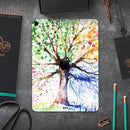 WaterColor Vivid Tree - Full Body Skin Decal for the Apple iPad Pro 12.9", 11", 10.5", 9.7", Air or Mini (All Models Available)