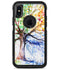 WaterColor Vivid Tree - iPhone X OtterBox Case & Skin Kits