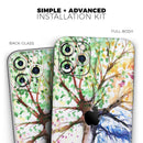 WaterColor Vivid Tree - Vinyl Skin Wrap for iPhone 17 Pro Max, 17 Pro, 17 Air, 17, 16 & All Models — Soft Matte or Ultra Gloss