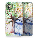 WaterColor Vivid Tree - Vinyl Skin Wrap for iPhone 17 Pro Max, 17 Pro, 17 Air, 17, 16 & All Models — Soft Matte or Ultra Gloss