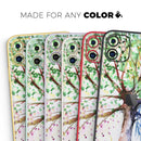 WaterColor Vivid Tree - Vinyl Skin Wrap for iPhone 17 Pro Max, 17 Pro, 17 Air, 17, 16 & All Models — Soft Matte or Ultra Gloss