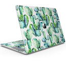 Watercolor Cactus Bloom V1 - Skin Decal Wrap Kit Compatible with the Apple MacBook Pro, Pro with Touch Bar or Air (11", 12", 13", 15" & 16" - All Versions Available)