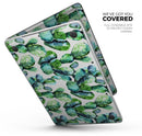 Watercolor Cactus Bloom V1 - Skin Decal Wrap Kit Compatible with the Apple MacBook Pro, Pro with Touch Bar or Air (11", 12", 13", 15" & 16" - All Versions Available)