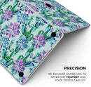 Watercolor Cactus Succulent Bloom V14 - Skin Decal Wrap Kit Compatible with the Apple MacBook Pro, Pro with Touch Bar or Air (11", 12", 13", 15" & 16" - All Versions Available)
