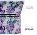 Watercolor Cactus Succulent Bloom V15 - Skin Decal Wrap Kit Compatible with the Apple MacBook Pro, Pro with Touch Bar or Air (11", 12", 13", 15" & 16" - All Versions Available)