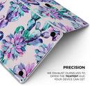 Watercolor Cactus Succulent Bloom V15 - Skin Decal Wrap Kit Compatible with the Apple MacBook Pro, Pro with Touch Bar or Air (11", 12", 13", 15" & 16" - All Versions Available)