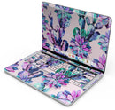 Watercolor Cactus Succulent Bloom V15 - Skin Decal Wrap Kit Compatible with the Apple MacBook Pro, Pro with Touch Bar or Air (11", 12", 13", 15" & 16" - All Versions Available)