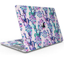 Watercolor Cactus Succulent Bloom V16 - Skin Decal Wrap Kit Compatible with the Apple MacBook Pro, Pro with Touch Bar or Air (11", 12", 13", 15" & 16" - All Versions Available)