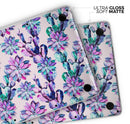 Watercolor Cactus Succulent Bloom V16 - Skin Decal Wrap Kit Compatible with the Apple MacBook Pro, Pro with Touch Bar or Air (11", 12", 13", 15" & 16" - All Versions Available)