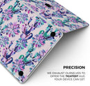 Watercolor Cactus Succulent Bloom V16 - Skin Decal Wrap Kit Compatible with the Apple MacBook Pro, Pro with Touch Bar or Air (11", 12", 13", 15" & 16" - All Versions Available)