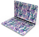 Watercolor Cactus Succulent Bloom V16 - Skin Decal Wrap Kit Compatible with the Apple MacBook Pro, Pro with Touch Bar or Air (11", 12", 13", 15" & 16" - All Versions Available)
