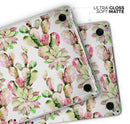 Watercolor Cactus Succulent Bloom V2 - Skin Decal Wrap Kit Compatible with the Apple MacBook Pro, Pro with Touch Bar or Air (11", 12", 13", 15" & 16" - All Versions Available)