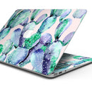 Watercolor Cactus Succulent Bloom V8 - Skin Decal Wrap Kit Compatible with the Apple MacBook Pro, Pro with Touch Bar or Air (11", 12", 13", 15" & 16" - All Versions Available)