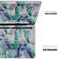 Watercolor Cactus Succulent Bloom V8 - Skin Decal Wrap Kit Compatible with the Apple MacBook Pro, Pro with Touch Bar or Air (11", 12", 13", 15" & 16" - All Versions Available)