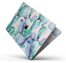 Watercolor Cactus Succulent Bloom V8 - Skin Decal Wrap Kit Compatible with the Apple MacBook Pro, Pro with Touch Bar or Air (11", 12", 13", 15" & 16" - All Versions Available)