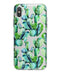 Watercolor Cactus Bloom V1 - Crystal Clear Hard Case for the iPhone XS MAX, XS & More (ALL AVAILABLE)