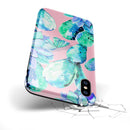 Watercolor Cactus Succulent Bloom V10 - iPhone X Swappable Hybrid Case