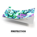 Watercolor Cactus Succulent Bloom V11 - Premium Protective Decal Skin-Kit for the Apple Credit Card