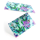 Watercolor Cactus Succulent Bloom V11 - Premium Protective Decal Skin-Kit for the Apple Credit Card