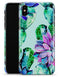 Watercolor Cactus Succulent Bloom V11 - iPhone X Clipit Case
