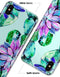 Watercolor Cactus Succulent Bloom V11 - iPhone X Clipit Case