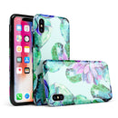 Watercolor Cactus Succulent Bloom V11 - iPhone X Swappable Hybrid Case