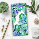 Watercolor Cactus Succulent Bloom V13 - Premium Vinyl Skin Decal for Samsung Galaxy S25 Ultra, S24, S23, S22 & All Galaxy S Models