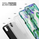 Watercolor Cactus Succulent Bloom V13 - iPhone X Swappable Hybrid Case