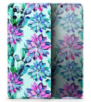 Watercolor Cactus Succulent Bloom V14 - Premium Vinyl Skin Decal for Samsung Galaxy S25 Ultra, S24, S23, S22 & All Galaxy S Models