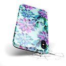 Watercolor Cactus Succulent Bloom V14 - iPhone X Swappable Hybrid Case