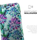 Watercolor Cactus Succulent Bloom V14 - Vinyl Skin Wrap for iPhone 17 Pro Max, 17 Pro, 17 Air, 17, 16 & All Models — Soft Matte or Ultra Gloss