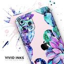 Watercolor Cactus Succulent Bloom V15 - Vinyl Skin Wrap for iPhone 17 Pro Max, 17 Pro, 17 Air, 17, 16 & All Models — Soft Matte or Ultra Gloss