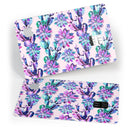 Watercolor Cactus Succulent Bloom V16 - Premium Protective Decal Skin-Kit for the Apple Credit Card