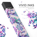 Skin Decal Kit for the Pax JUUL - Watercolor Cactus Succulent Bloom V16