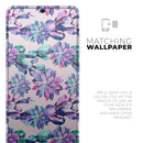 Watercolor Cactus Succulent Bloom V16 - Premium Vinyl Skin Decal for Samsung Galaxy S25 Ultra, S24, S23, S22 & All Galaxy S Models
