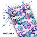 Watercolor Cactus Succulent Bloom V16 - Premium Vinyl Skin Decal for Samsung Galaxy S25 Ultra, S24, S23, S22 & All Galaxy S Models