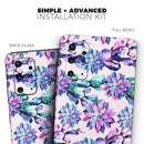 Watercolor Cactus Succulent Bloom V16 - Premium Vinyl Skin Decal for Samsung Galaxy S25 Ultra, S24, S23, S22 & All Galaxy S Models