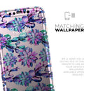 Watercolor Cactus Succulent Bloom V16 - Vinyl Skin Wrap for iPhone 17 Pro Max, 17 Pro, 17 Air, 17, 16 & All Models — Soft Matte or Ultra Gloss