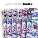Watercolor Cactus Succulent Bloom V16 - Vinyl Skin Wrap for iPhone 17 Pro Max, 17 Pro, 17 Air, 17, 16 & All Models — Soft Matte or Ultra Gloss