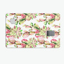 Watercolor Cactus Succulent Bloom V2 - Premium Protective Decal Skin-Kit for the Apple Credit Card
