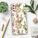 Watercolor Cactus Succulent Bloom V2 - Premium Vinyl Skin Decal for Samsung Galaxy S25 Ultra, S24, S23, S22 & All Galaxy S Models