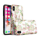 Watercolor Cactus Succulent Bloom V2 - iPhone X Swappable Hybrid Case