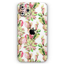 Watercolor Cactus Succulent Bloom V2 - Vinyl Skin Wrap for iPhone 17 Pro Max, 17 Pro, 17 Air, 17, 16 & All Models — Soft Matte or Ultra Gloss