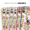 Watercolor Cactus Succulent Bloom V2 - Vinyl Skin Wrap for iPhone 17 Pro Max, 17 Pro, 17 Air, 17, 16 & All Models — Soft Matte or Ultra Gloss