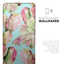 Watercolor Cactus Succulent Bloom V3 - Premium Vinyl Skin Decal for Samsung Galaxy S25 Ultra, S24, S23, S22 & All Galaxy S Models