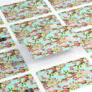 Watercolor Cactus Succulent Bloom V4 - Premium Protective Decal Skin-Kit for the Apple Credit Card