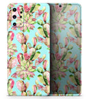 Watercolor Cactus Succulent Bloom V4 - Premium Vinyl Skin Decal for Samsung Galaxy S25 Ultra, S24, S23, S22 & All Galaxy S Models