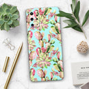 Watercolor Cactus Succulent Bloom V4 - Premium Vinyl Skin Decal for Samsung Galaxy S25 Ultra, S24, S23, S22 & All Galaxy S Models