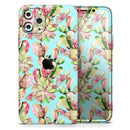 Watercolor Cactus Succulent Bloom V4 - Vinyl Skin Wrap for iPhone 17 Pro Max, 17 Pro, 17 Air, 17, 16 & All Models — Soft Matte or Ultra Gloss