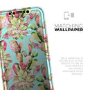 Watercolor Cactus Succulent Bloom V4 - Vinyl Skin Wrap for iPhone 17 Pro Max, 17 Pro, 17 Air, 17, 16 & All Models — Soft Matte or Ultra Gloss